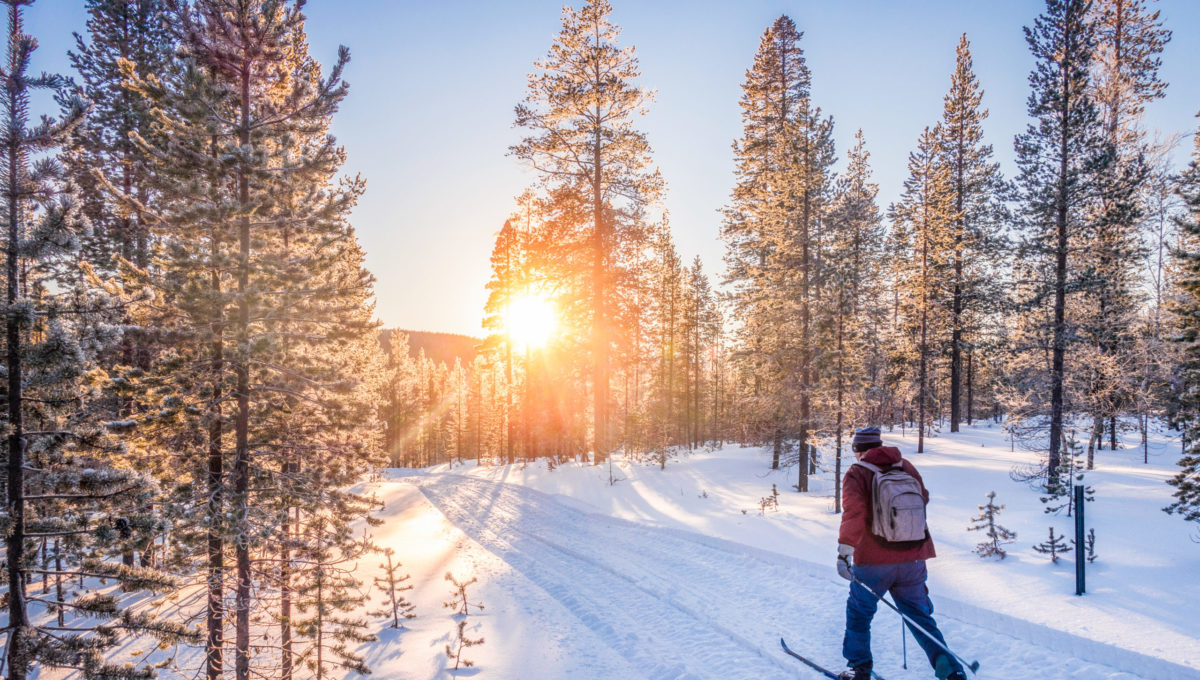 Skilanglauf in Finnisch-Lappland