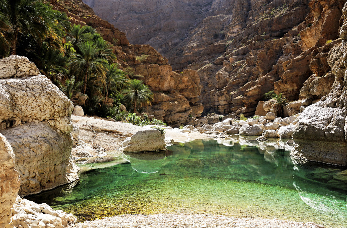 Wadi Shab, Reise nach Oman