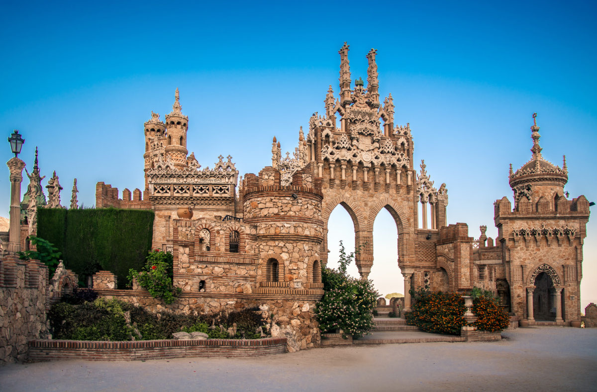 Schloss Colomares Benalmadena Malaga, Andalusien