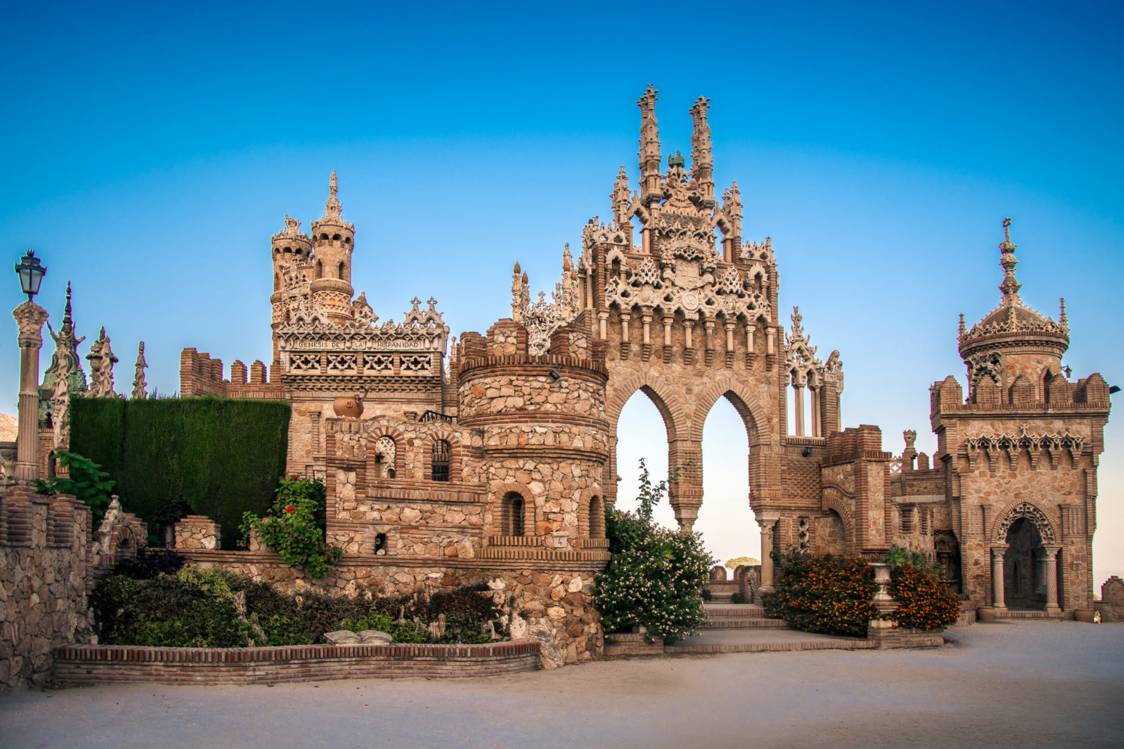 Schloss Colomares Benalmadena Malaga, Andalusien