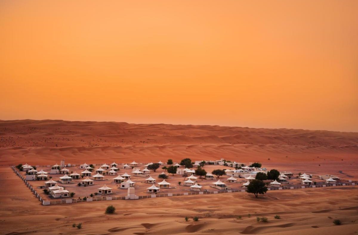 Nachtlager in der Wüste von Oman