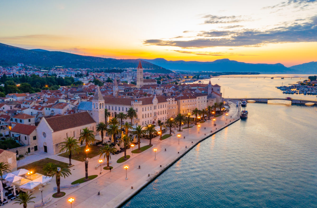 Stadt Trogir in Kroatien