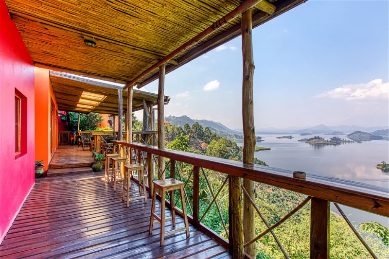 Chameleon Hill Lodge im Süden des Bwindi-Nationalparks in Uganda
