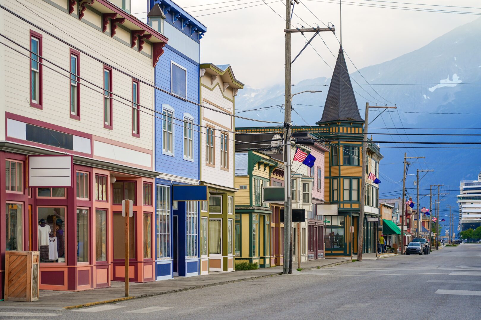 Innenstadt von Skagway, Alaska