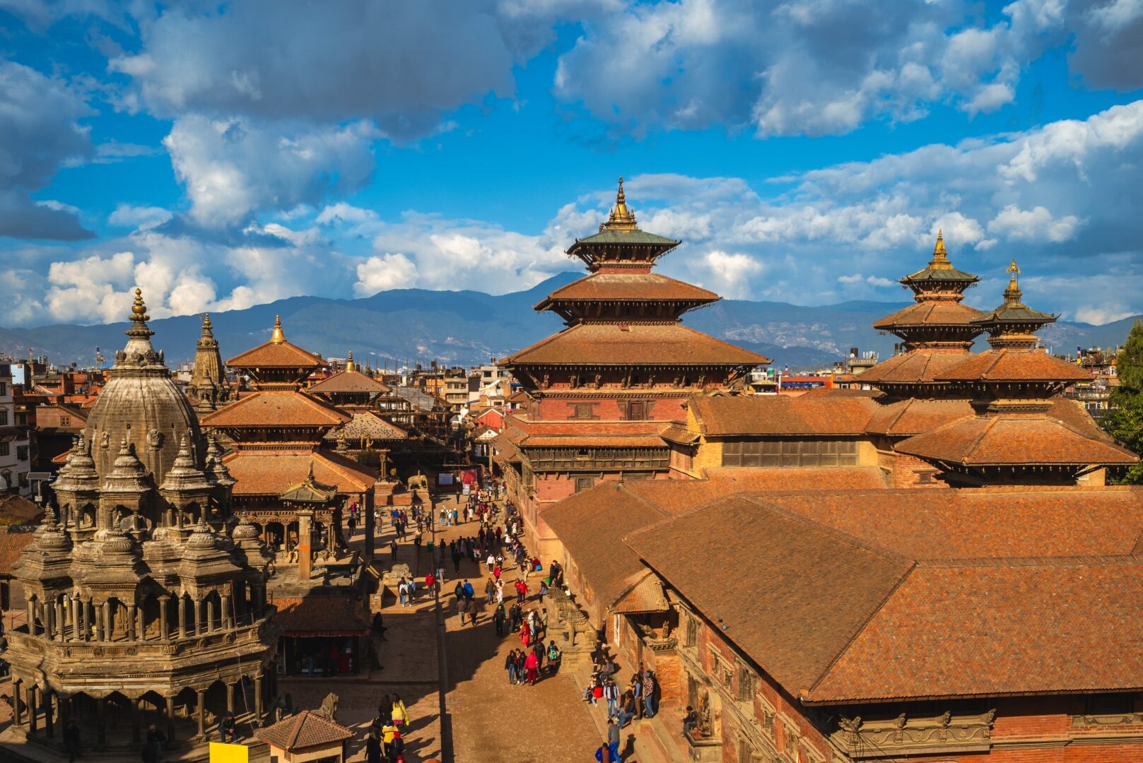 Patan Durbar Square, Zentrum von Patan, ehemalige Königsstadt im Kathmandu-Tal, Nepal
