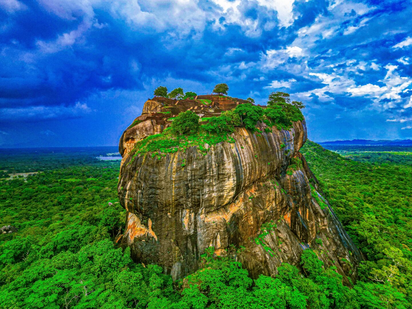 Löwenfelsen von Sigiriya in Sri Lanka