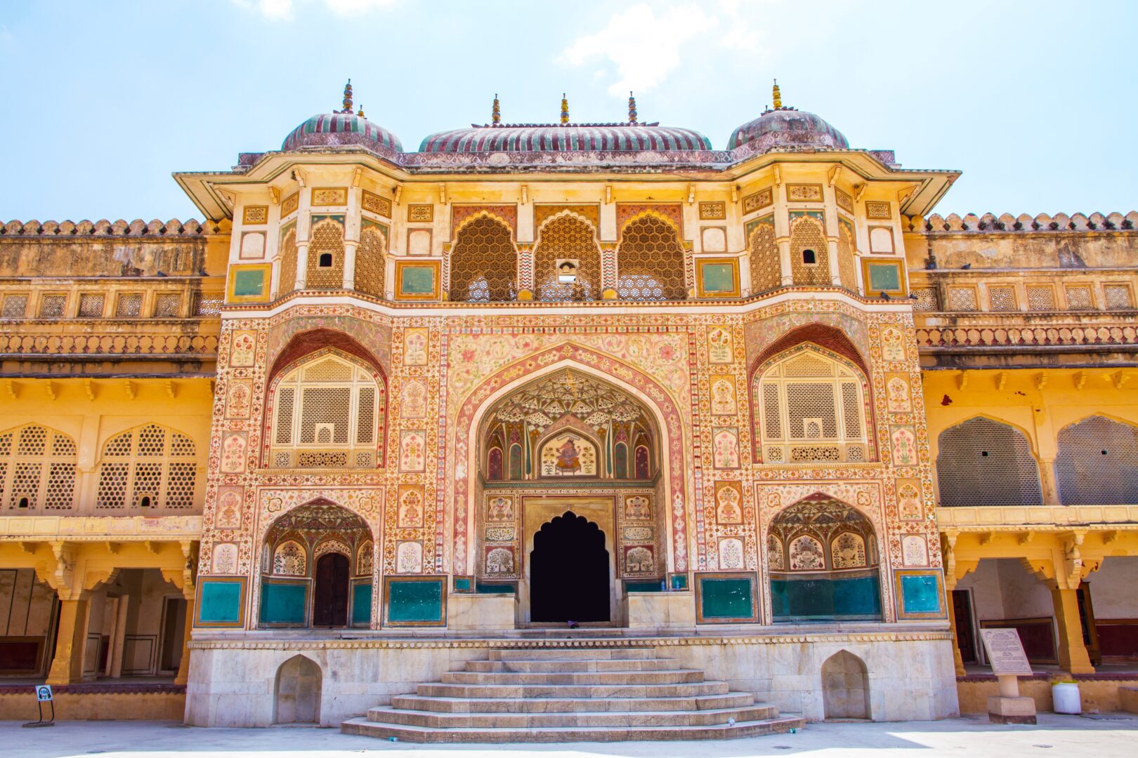 Fort und Amber-Palast (Fort d'Amber) in Jaipur, Rajasthan, Indien