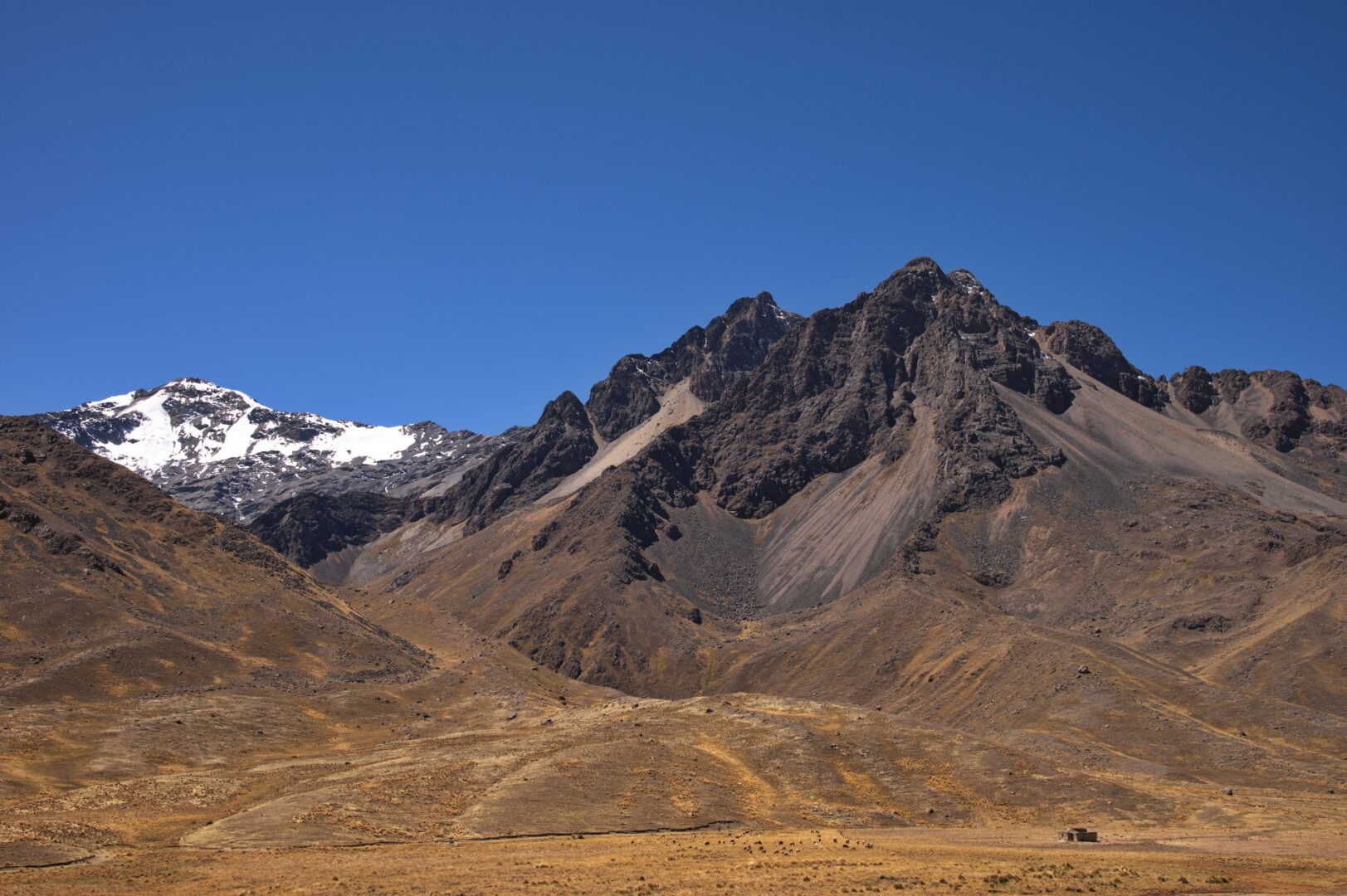 Der Raya-Pass zwischen Puno und Cusco in Peru