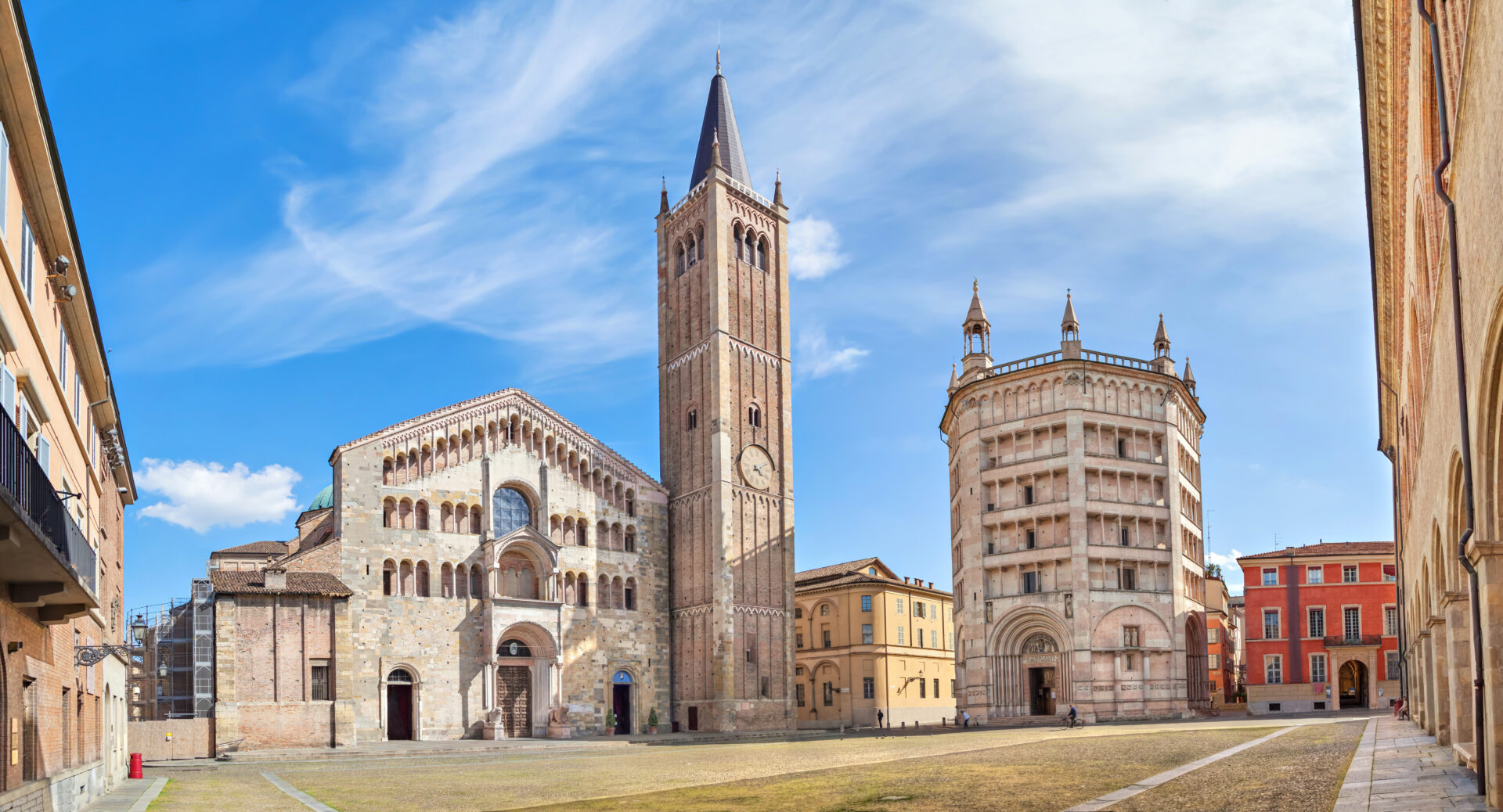 Piazza Duomo in Parma, Italien