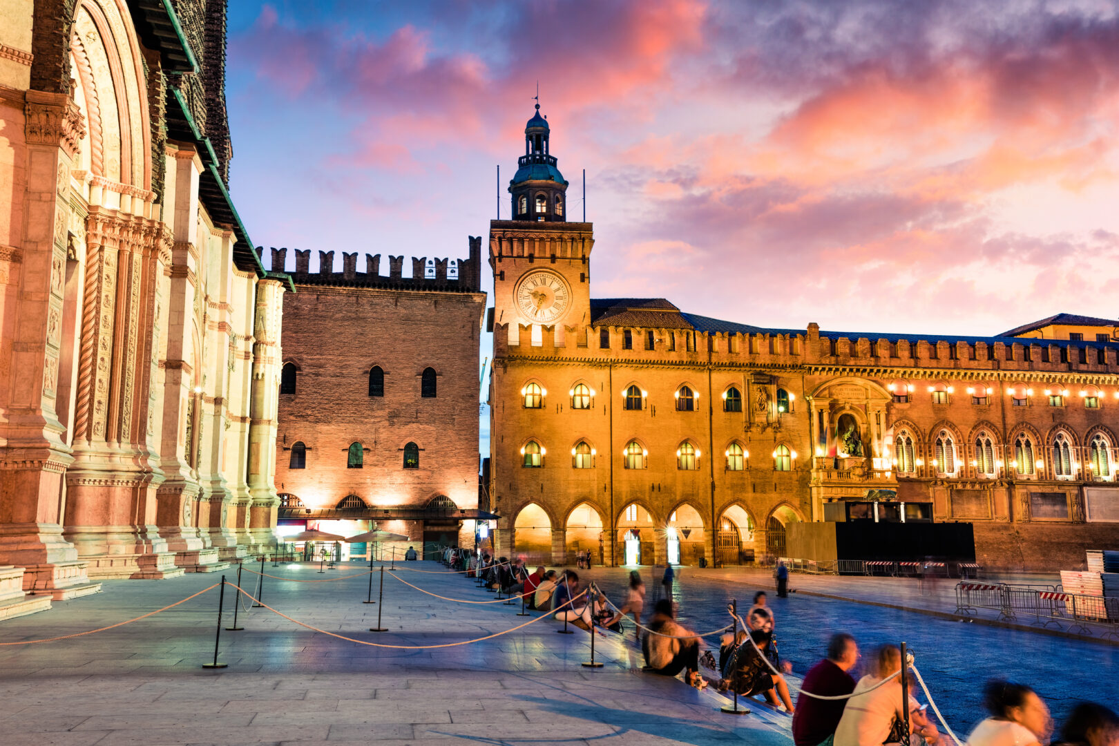 Palazzo d'Accursio in Bologna, Italien