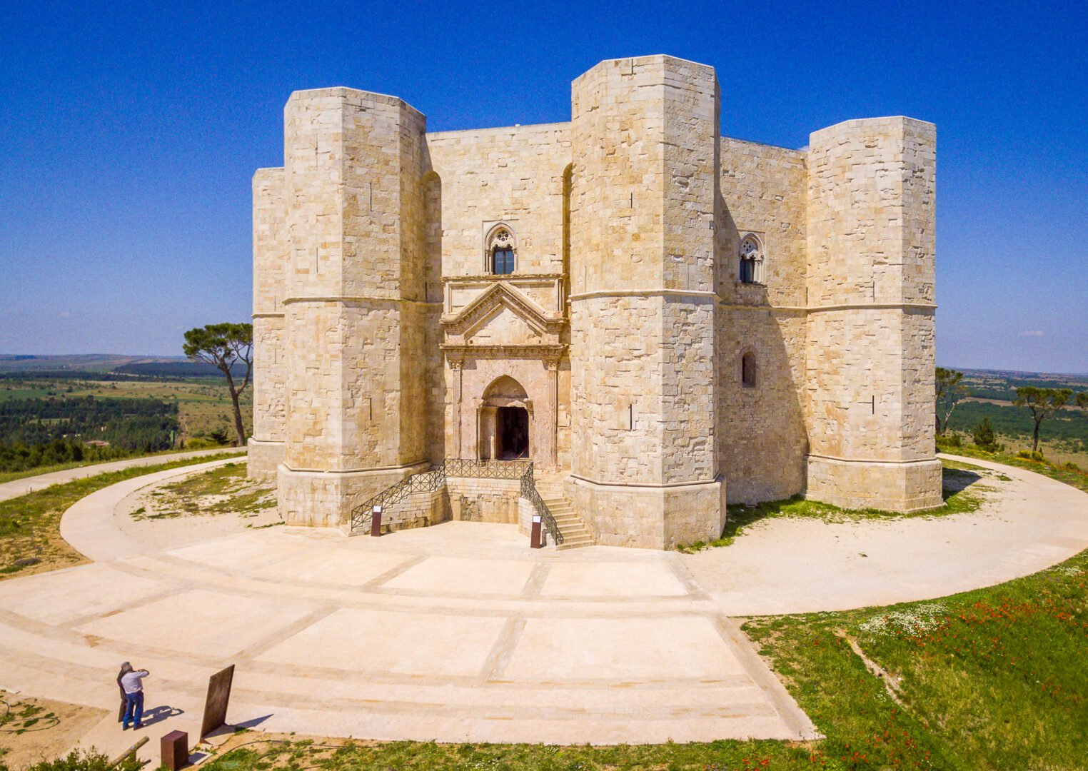 Castel del Monte, berühmte mittelalterliche Festung in Apulien, Süditalien
