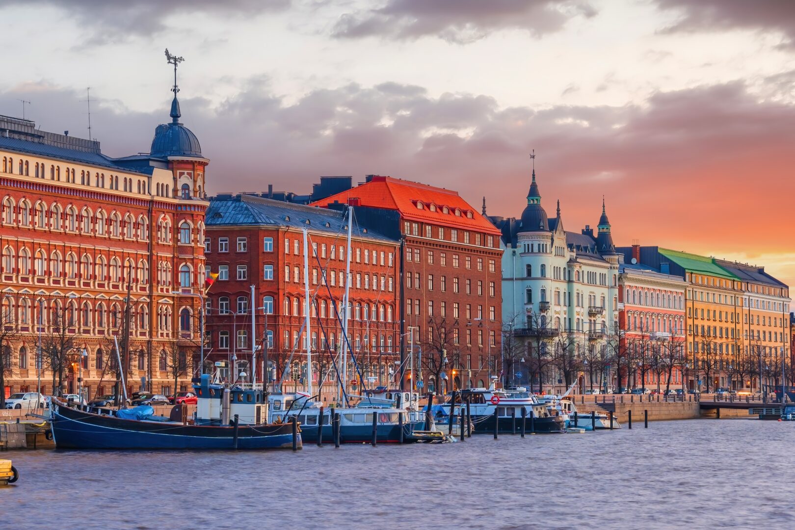 Hafen von Helsinki in Finnland