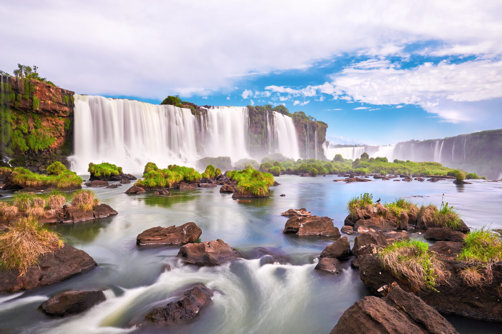 Die Iguazu-Wasserfälle auf der argentinischen Seite