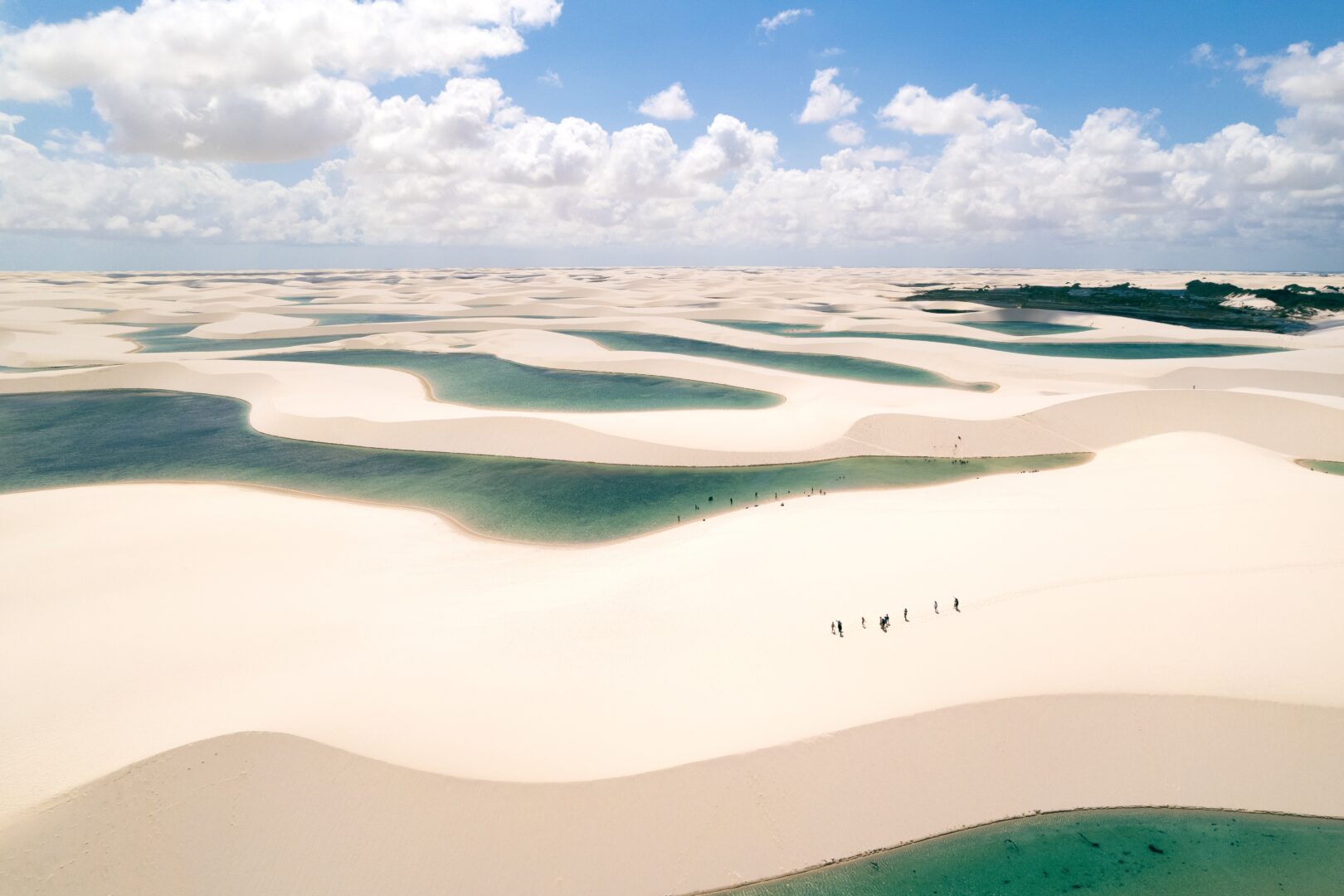 Lencois Maranhenses, Dünen und Seen im Bundesstaat Maranhão im Nordosten Brasiliens
