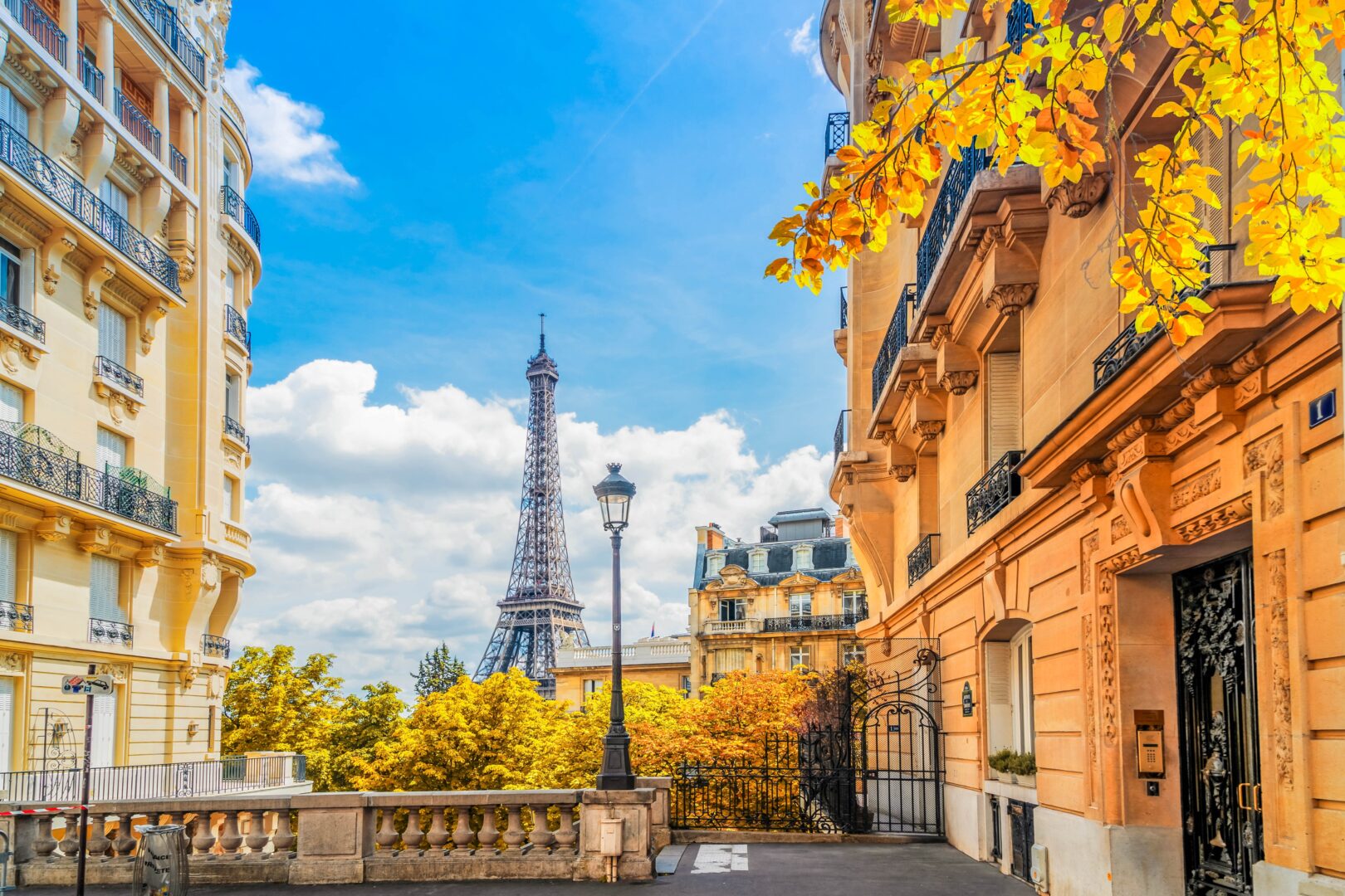 Eiffelturm als Sehenswürdigkeit und Paris im Herbst, Paris im Herbst, Frankreich