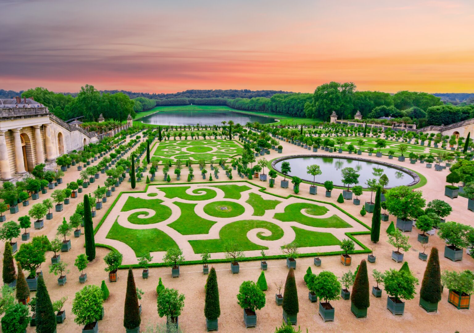 Gärten des Schlosses von Versailles